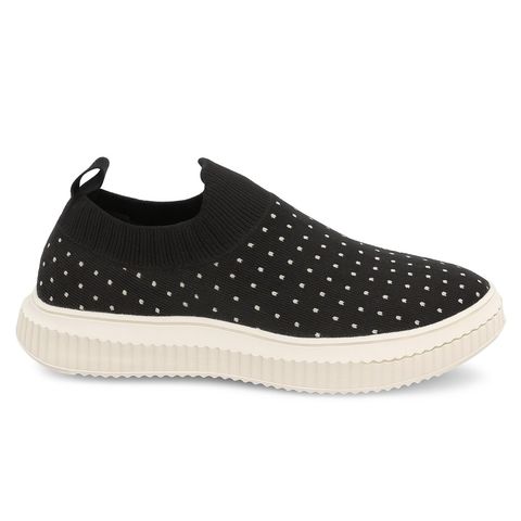 Tenis Adu 06-050 Preto/lurex Prata