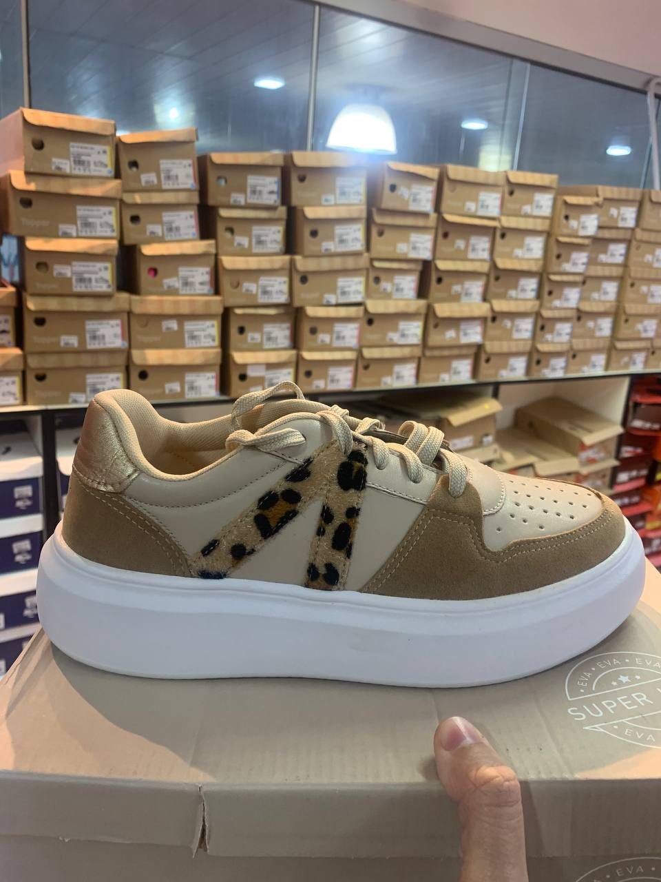 Tenis Redsun Fem Ad 2.291.20.311 Feno Mestico/onca — foto 2