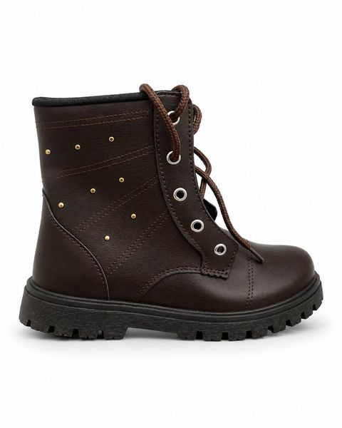 Bota Coturno Marrom