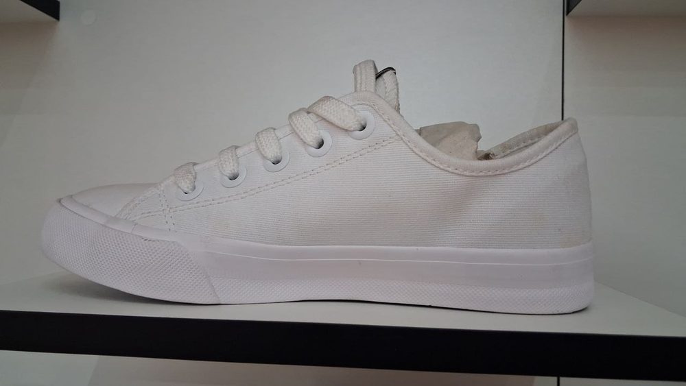 Tenis Miami Canvas Branco/preto — foto 1