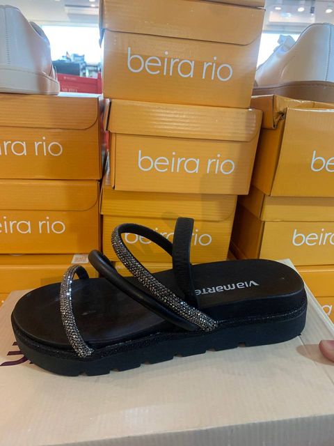 Sandalia 108-006-01 em Sinte Preto