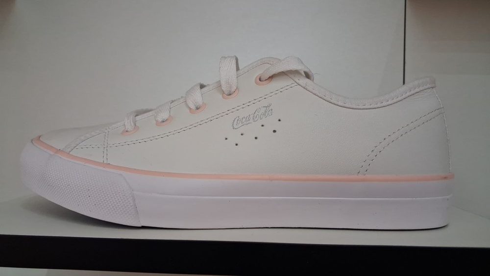 Tenis Stream Leather Branco/rosa — foto 2