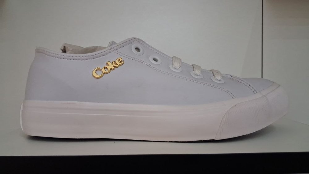 Tenis Sandy Town Branco/ouro — foto 2