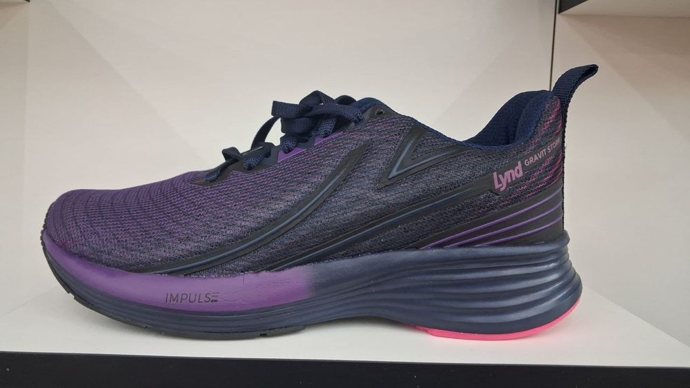 Tenis Textil Ad Lynd Sola Tpu/ Marinho/purple — foto 2