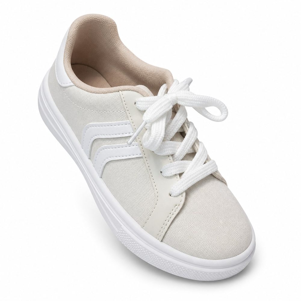 Tenis Fem. de Uso Comum C/ Sola Sint. Cabedal Text — foto 1