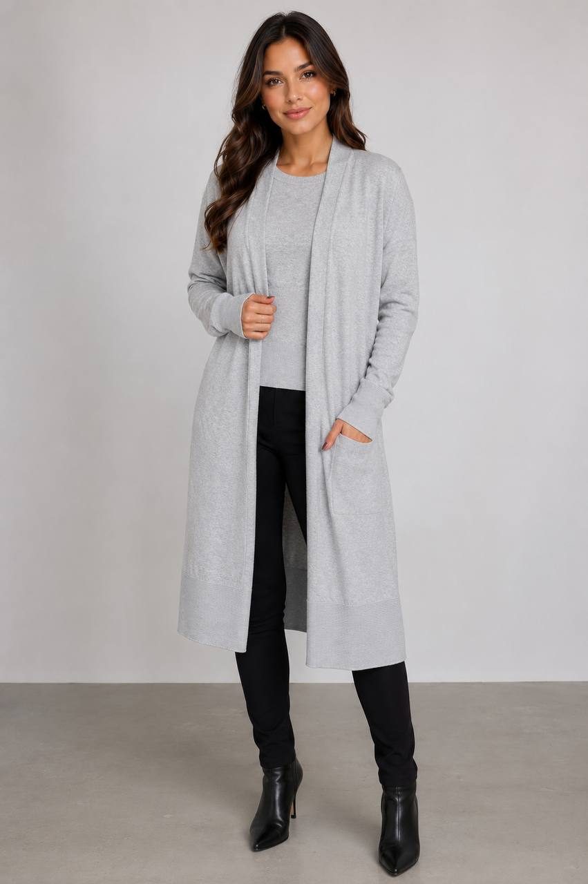 Cardigan Alongado Fem 2 — foto 2
