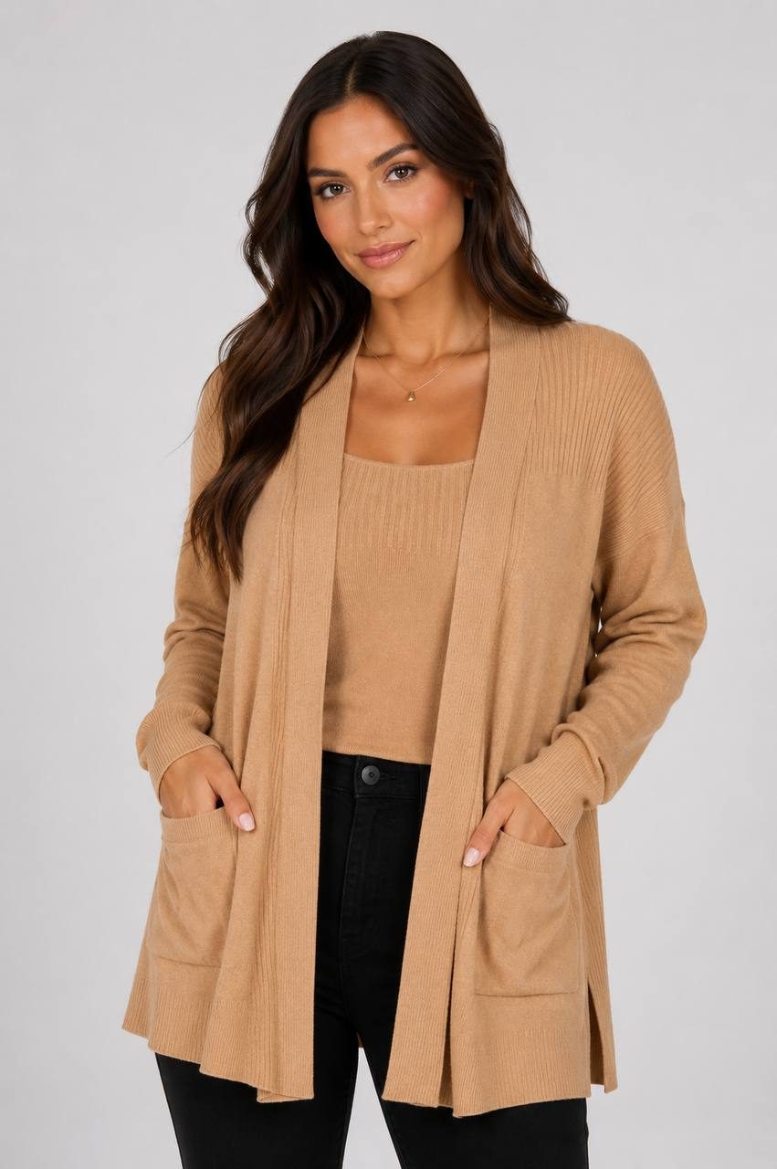Cardigan Alongado Fem Model 3 — foto 2