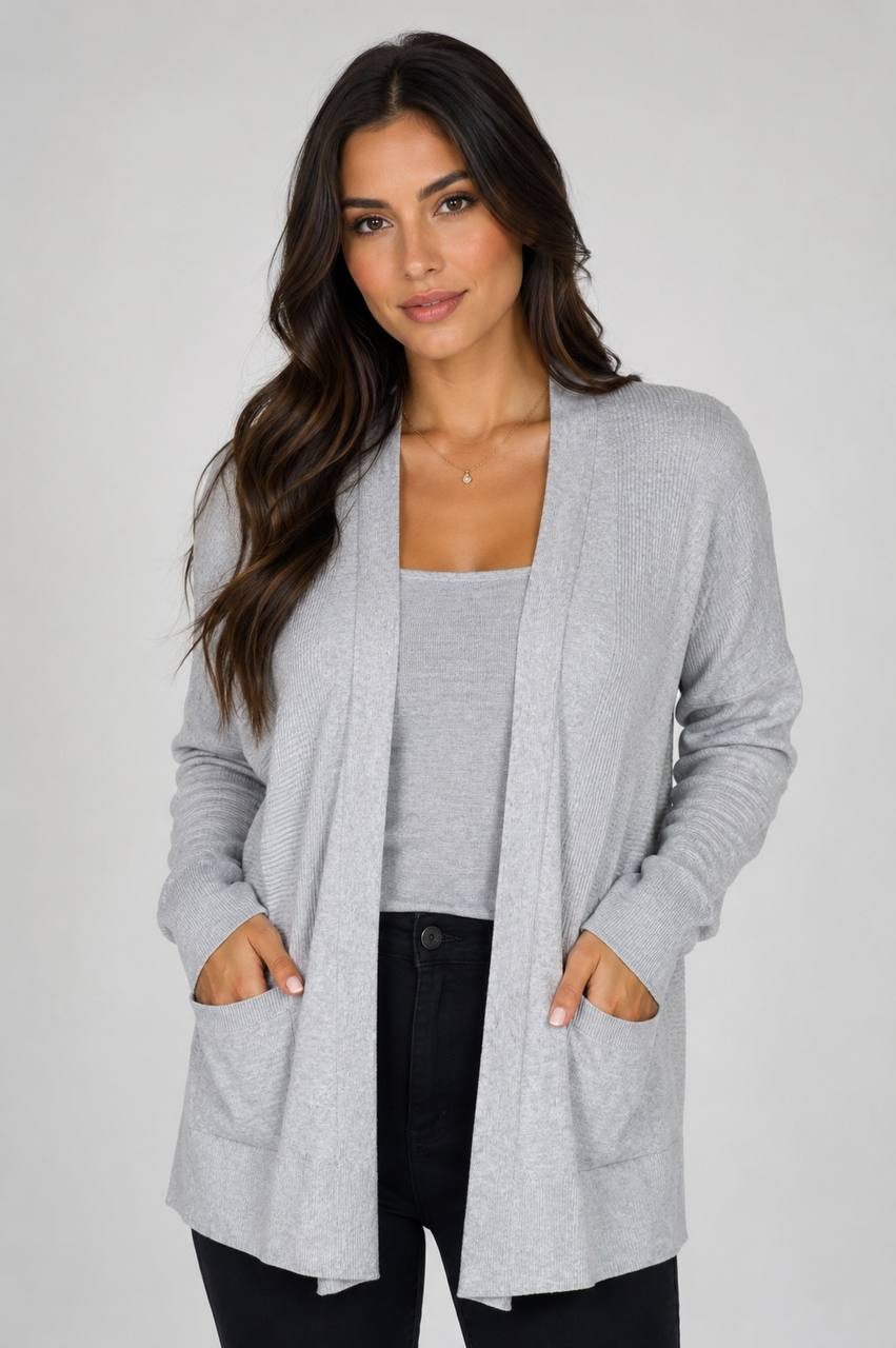 Cardigan Alongado Fem Model 3 — foto 4