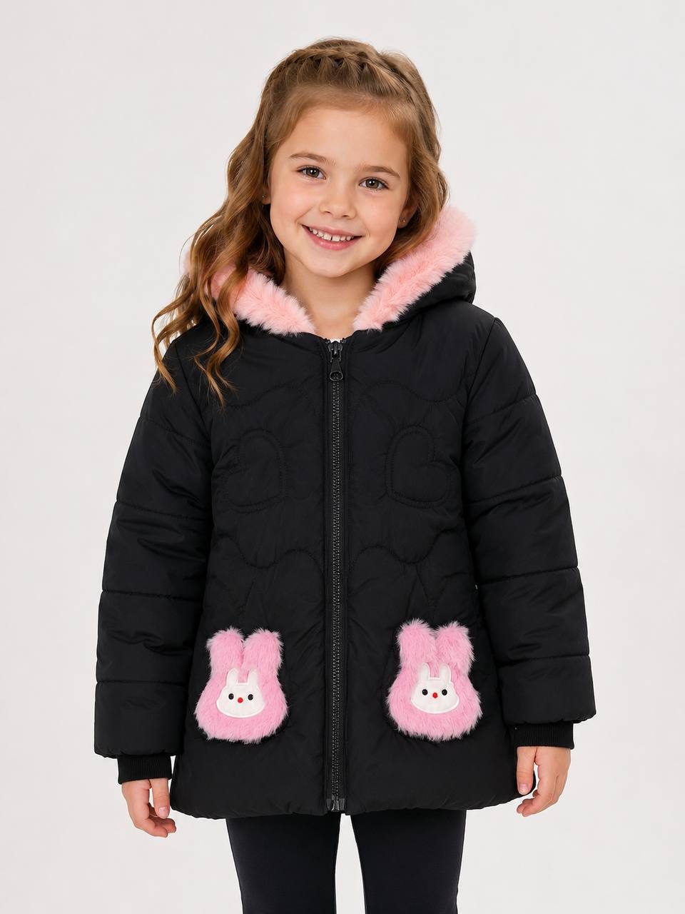 Jaqueta Infantil Menina Preto — foto 1