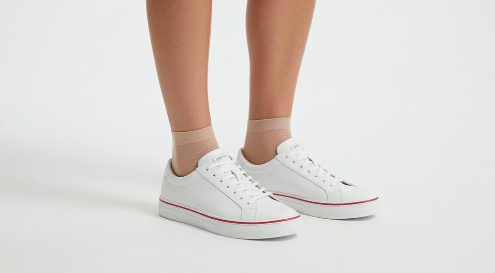 Tenis Fem. de Uso Comum C/ Sola Sint. Cabedal Text Branco — foto 2