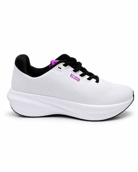 Sapato Casual Fem. de Uso Comum C/ Sola Sint. Cabe Branco