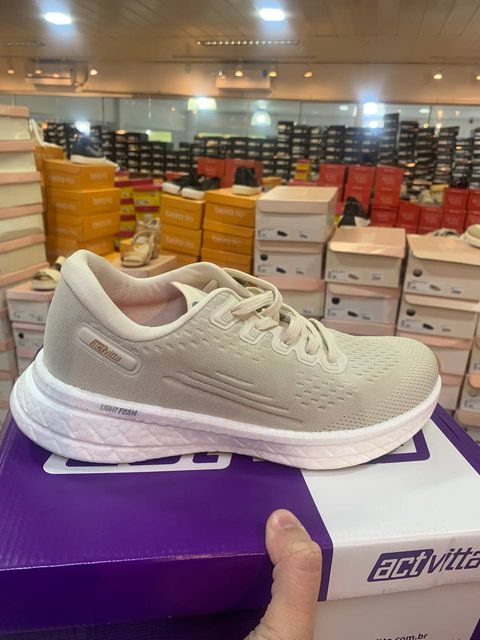 Sapato Casual Fem. Branco Off