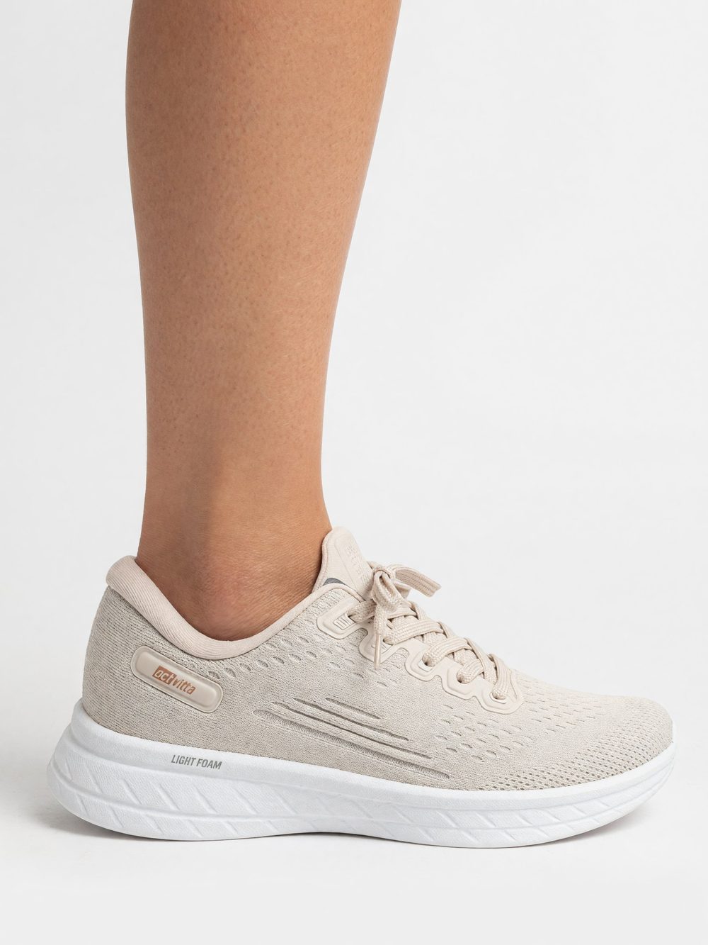Sapato Casual Fem. Branco Off — foto 3