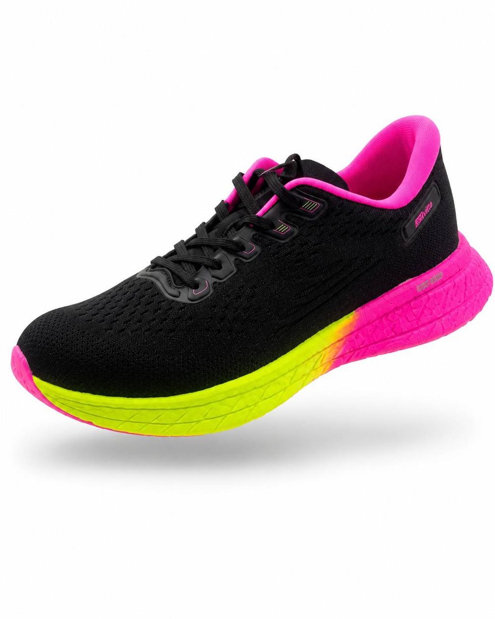 Sapato Casual Fem. Preto/pink — foto 1