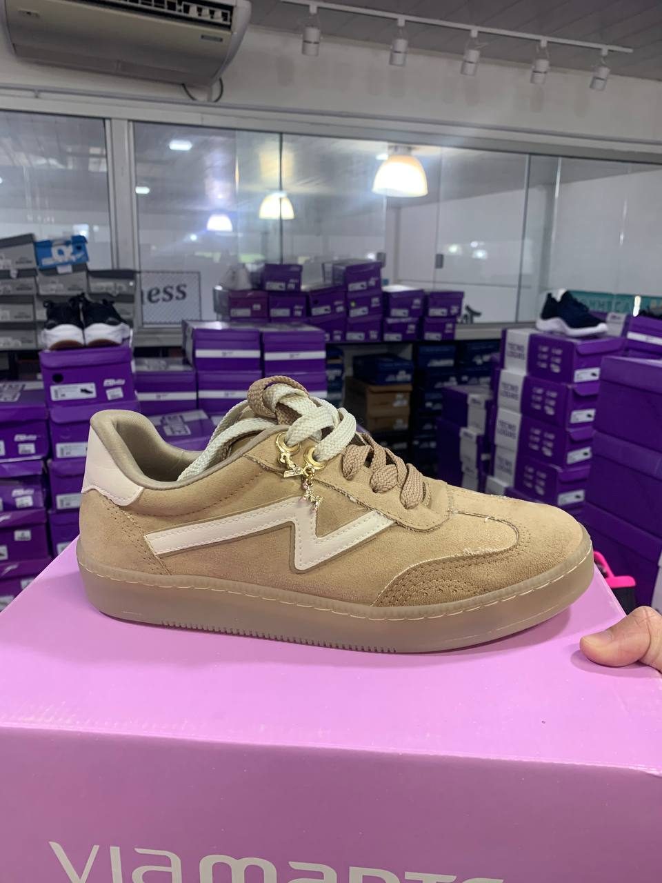 Tenis em Tecid Granola/marfim 34 Ao 40 — foto 1