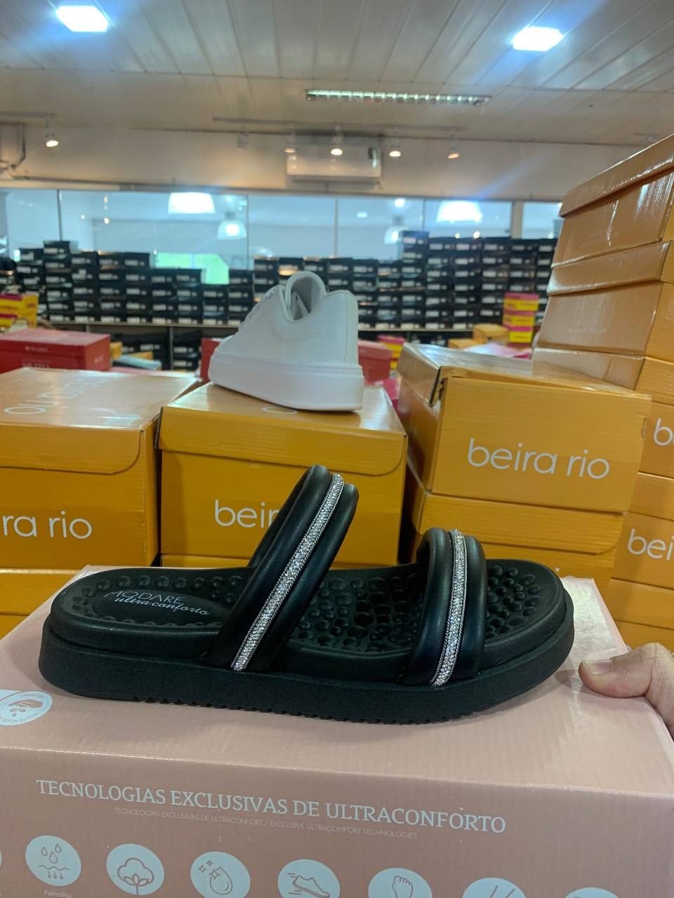 Sandalia Fem. de Uso Comum Preto — foto 1