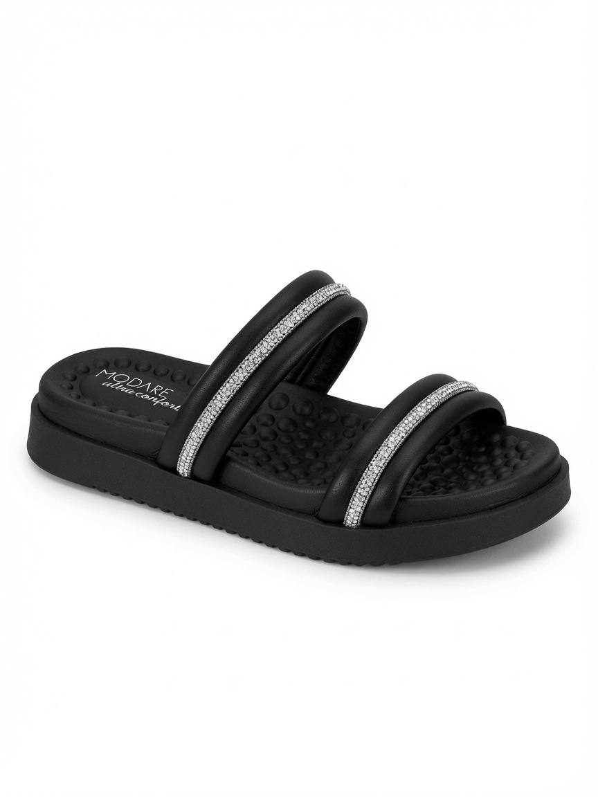 Sandalia Fem. de Uso Comum Preto — foto 2