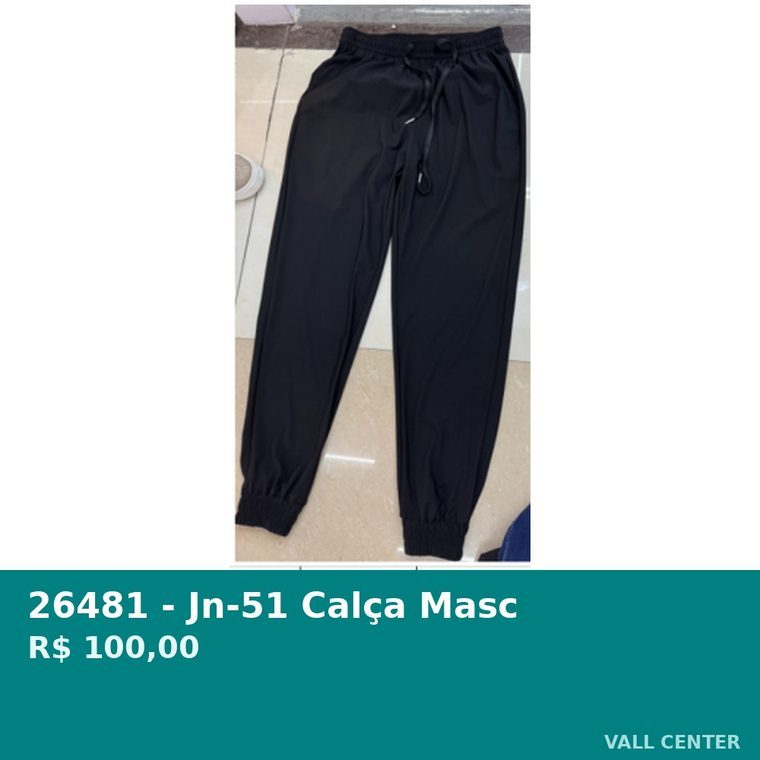 Calça Masc Preto — foto 2