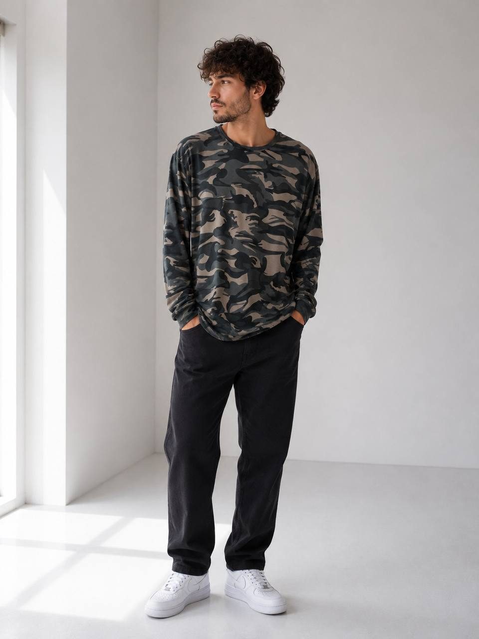 Camiseta Masc Bege — foto 2
