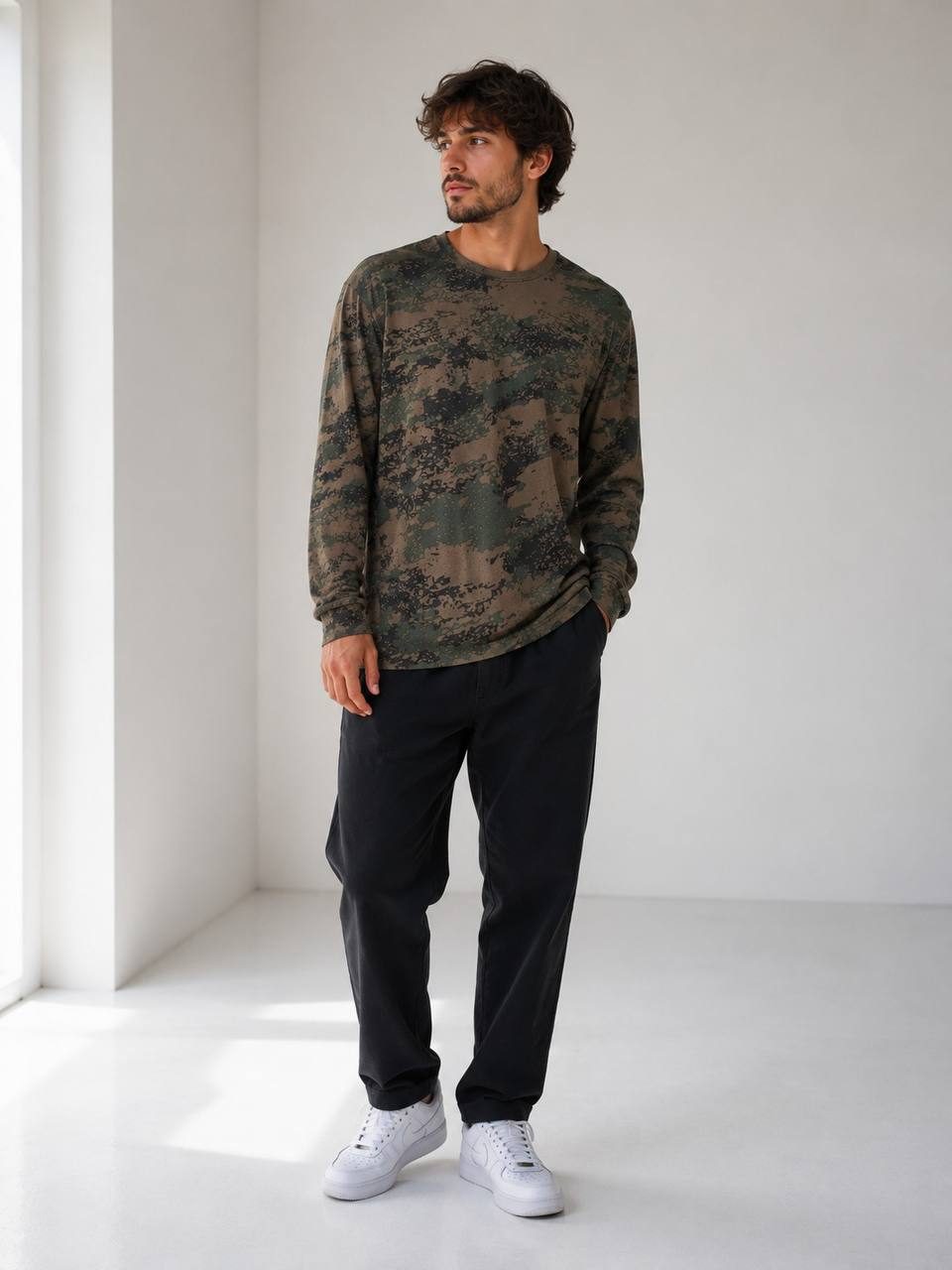 Camiseta Masc Bege — foto 4