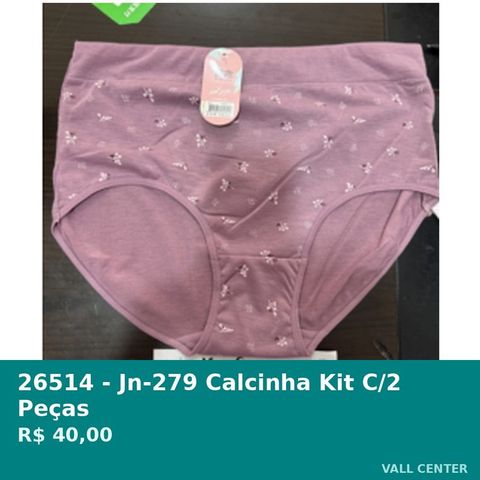 Calcinha Kit C/2 Peças Bege