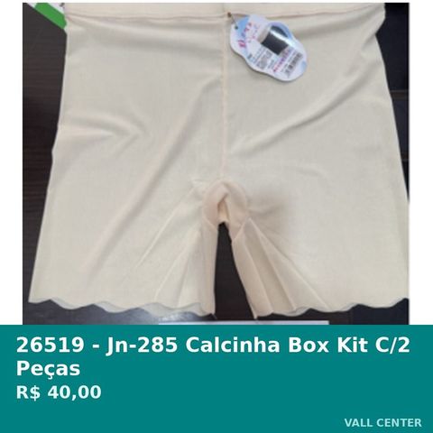 Calcinha Box Kit C/2 Peças