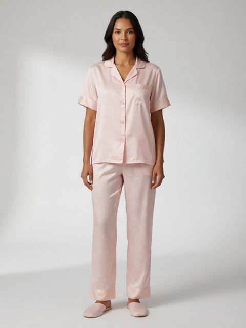 Pijama Fem Rosa
