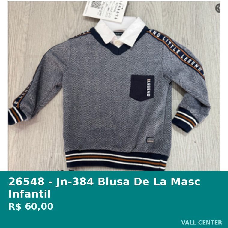 Blusa de La Masc Infantil — foto 3