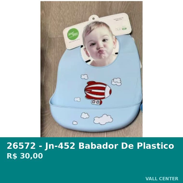 Babador de Plastico Bege — foto 1