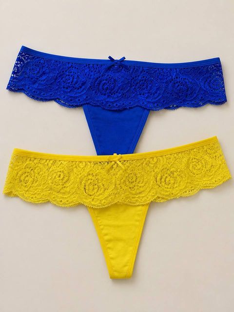 Calcinha Renda C/2 Peças