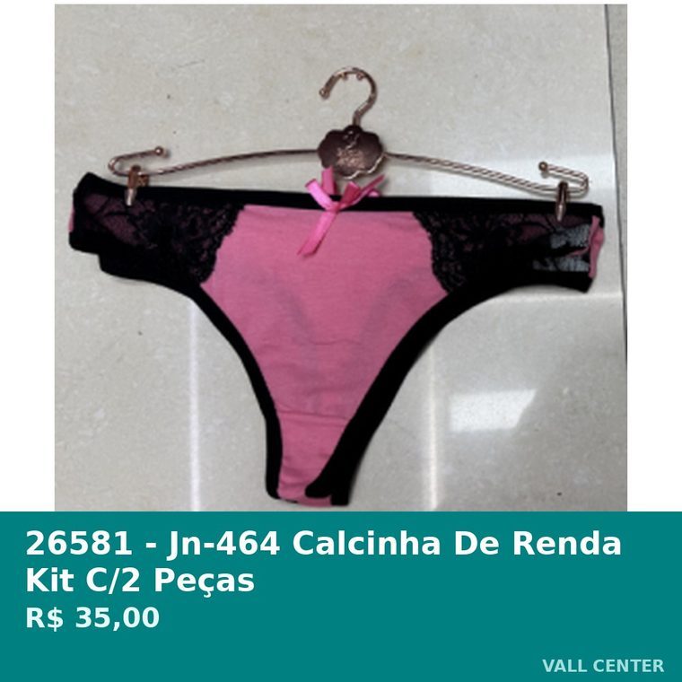 Calcinha de Renda Kit C/2 Peças — foto 1