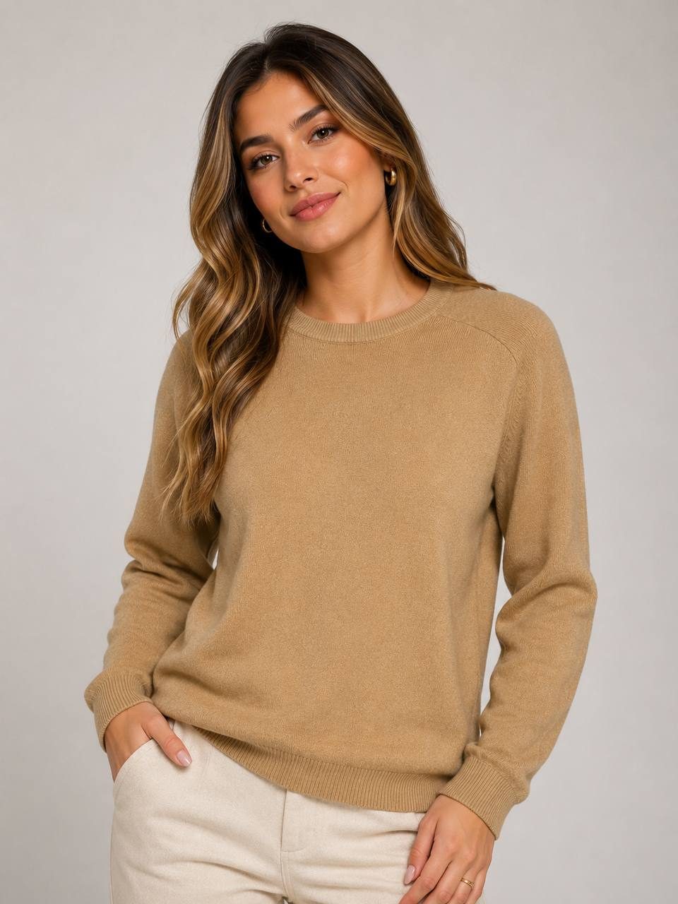 Blusa Feminina Bege — foto 1