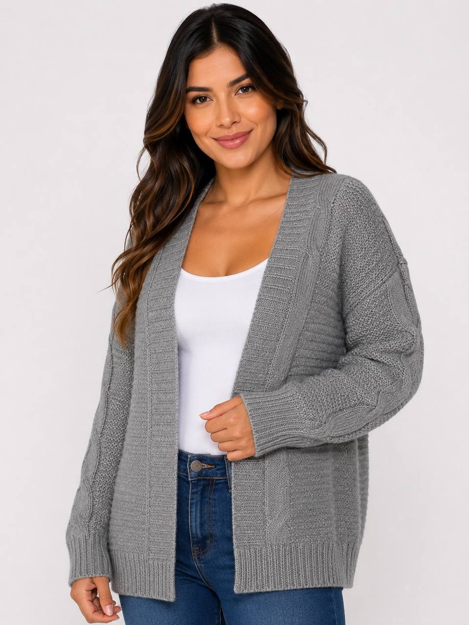 Blusa Feminina Cinza — foto 1