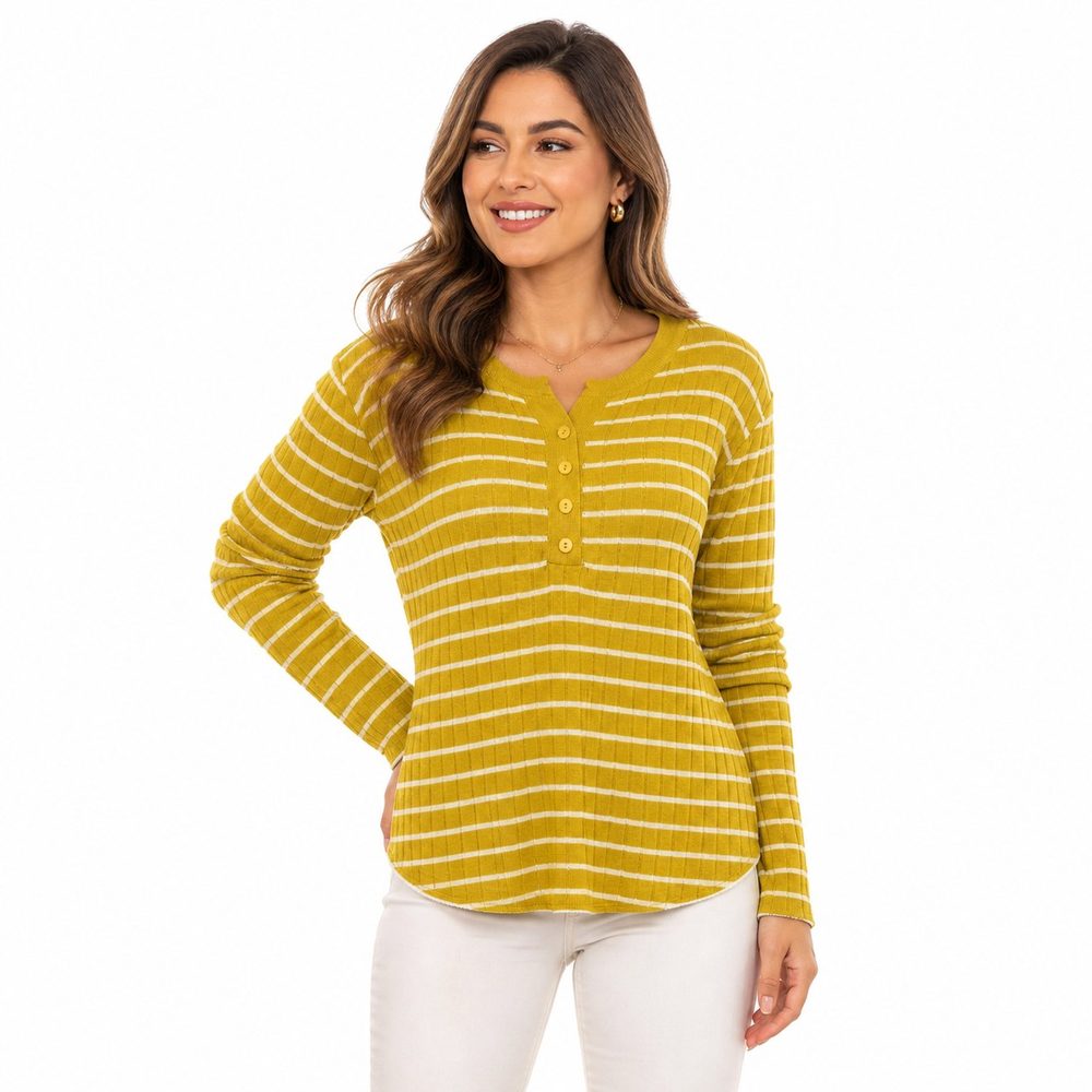 Blusa Feminina Azul Listrado — foto 4
