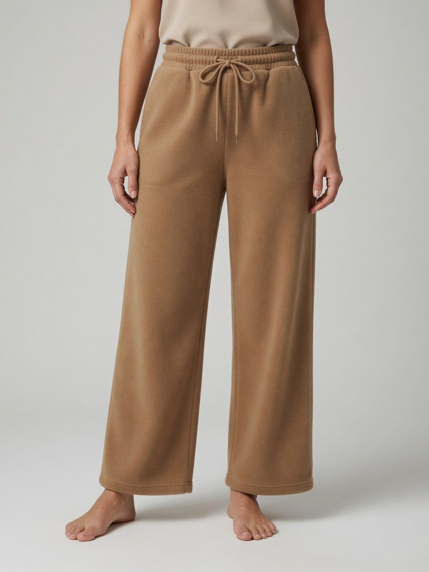 Calça Moletom Fem Marrom — foto 1