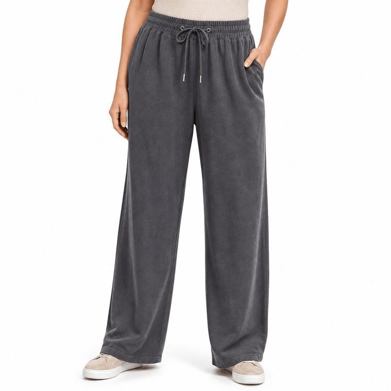 Calça Moletom Fem Marrom — foto 2