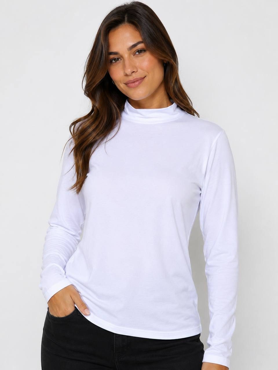 Blusa Fem Azul Cinza — foto 3