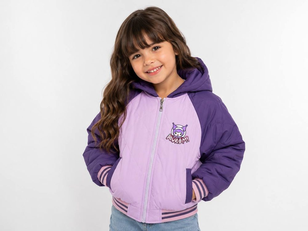 Jaqueta Infantil Fem Roxo — foto 1
