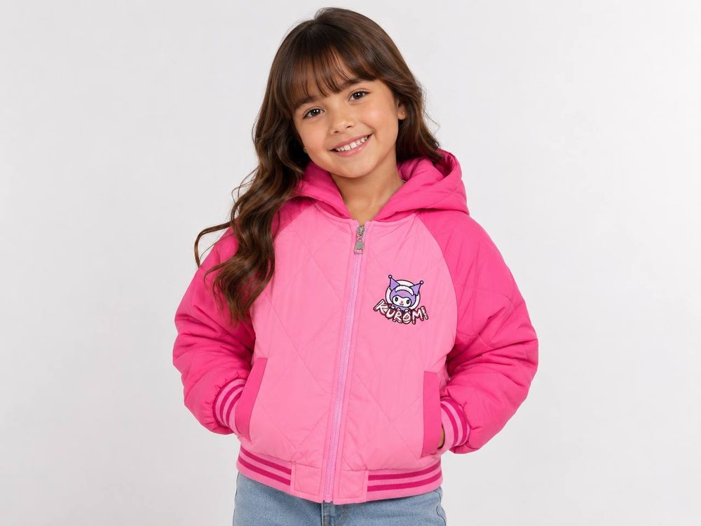 Jaqueta Infantil Fem Roxo — foto 3