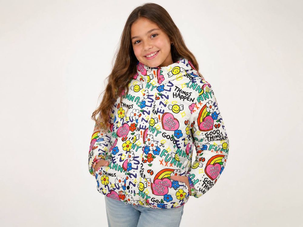 Jaqueta Infantil Fem Roxo — foto 4