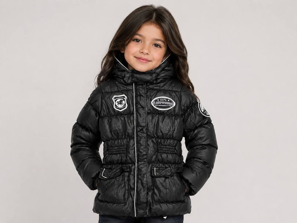 Jaqueta Infantil Preto — foto 1