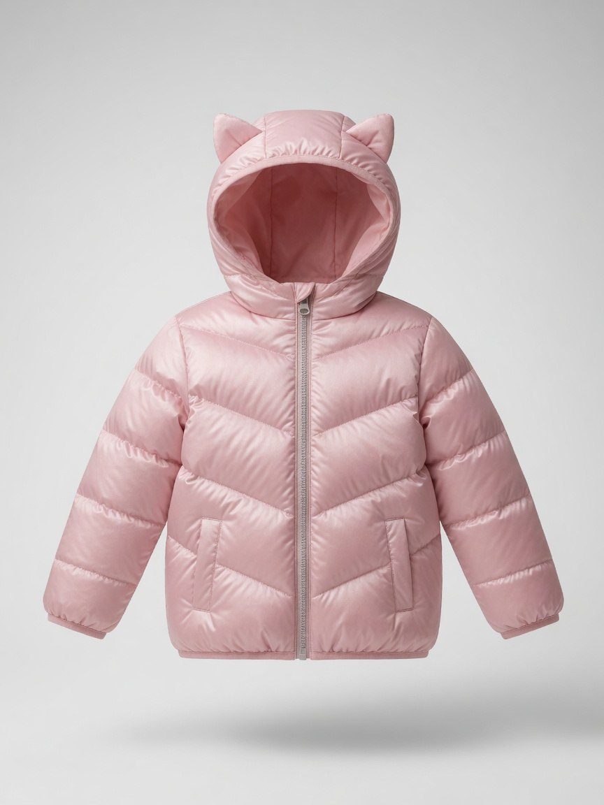 Jaqueta Infantil Fem Rosa — foto 2
