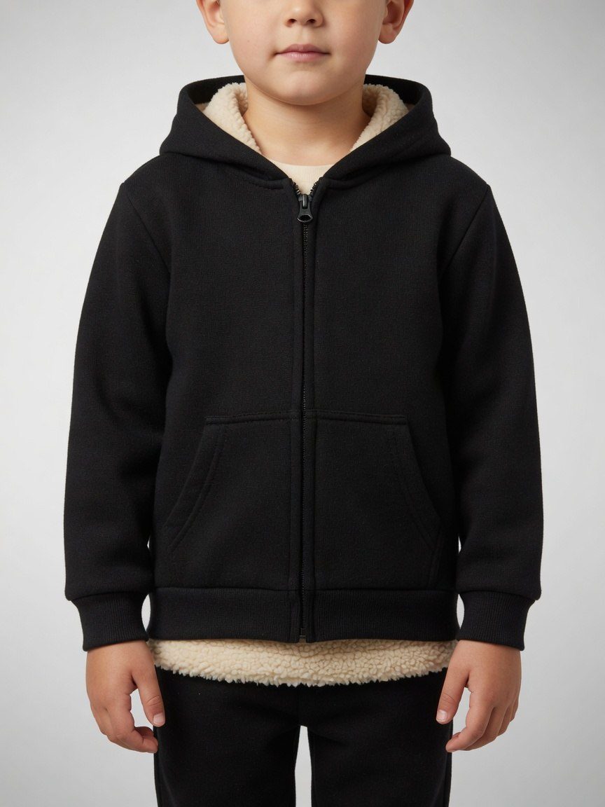 Jaqueta Infantil Masc Preto — foto 1