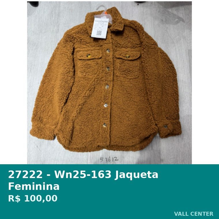 Jaqueta Feminina Marrom — foto 3