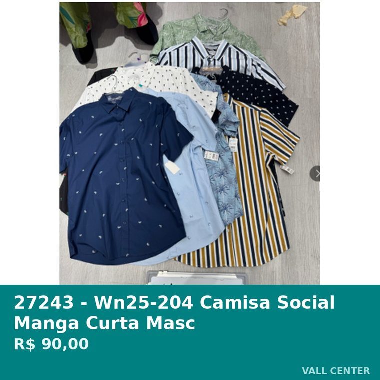 Camisa Social Manga Curta Masc — foto 2