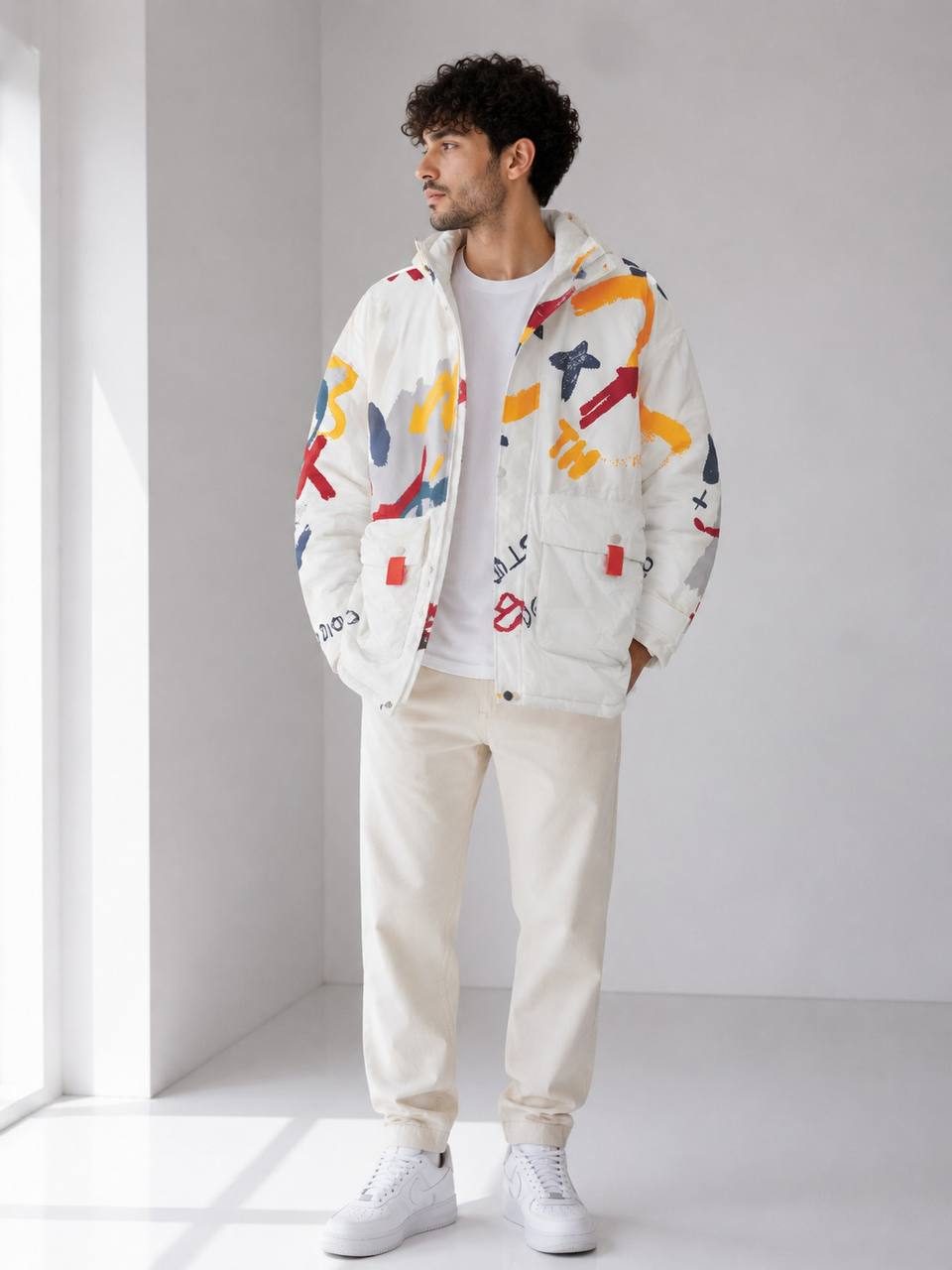 Jaqueta Masculina Cinza — foto 1