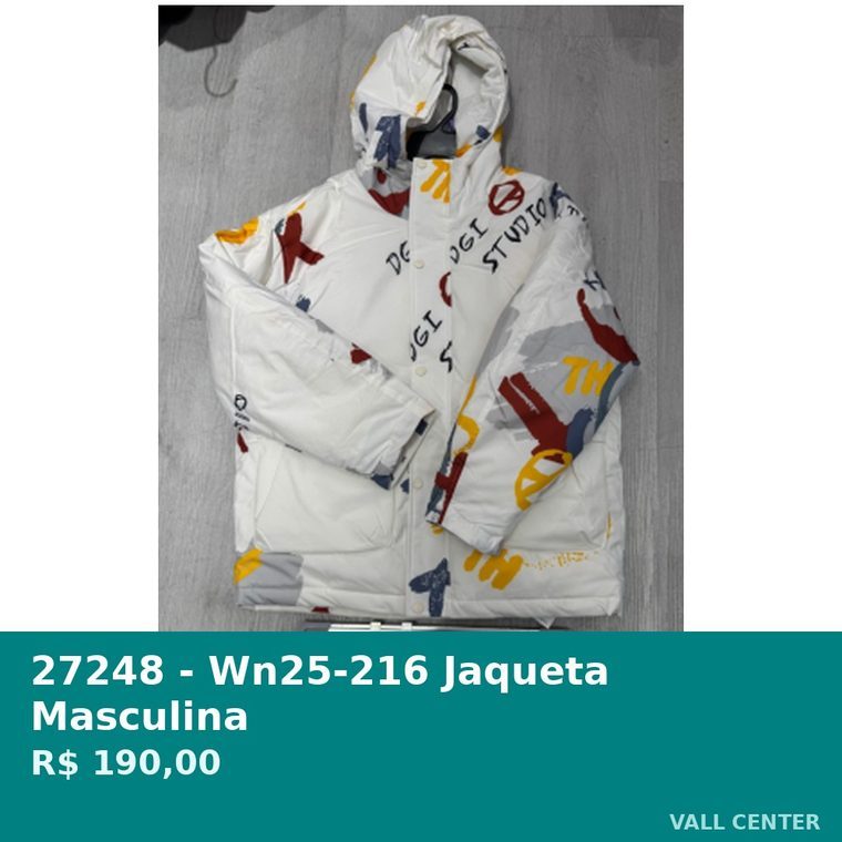 Jaqueta Masculina Cinza — foto 2
