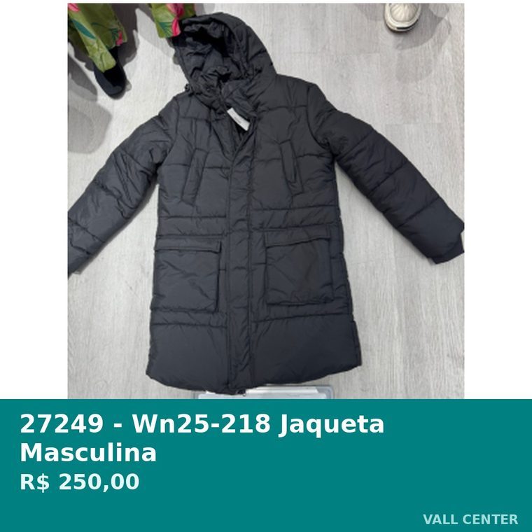 Jaqueta Masculina Preto — foto 3