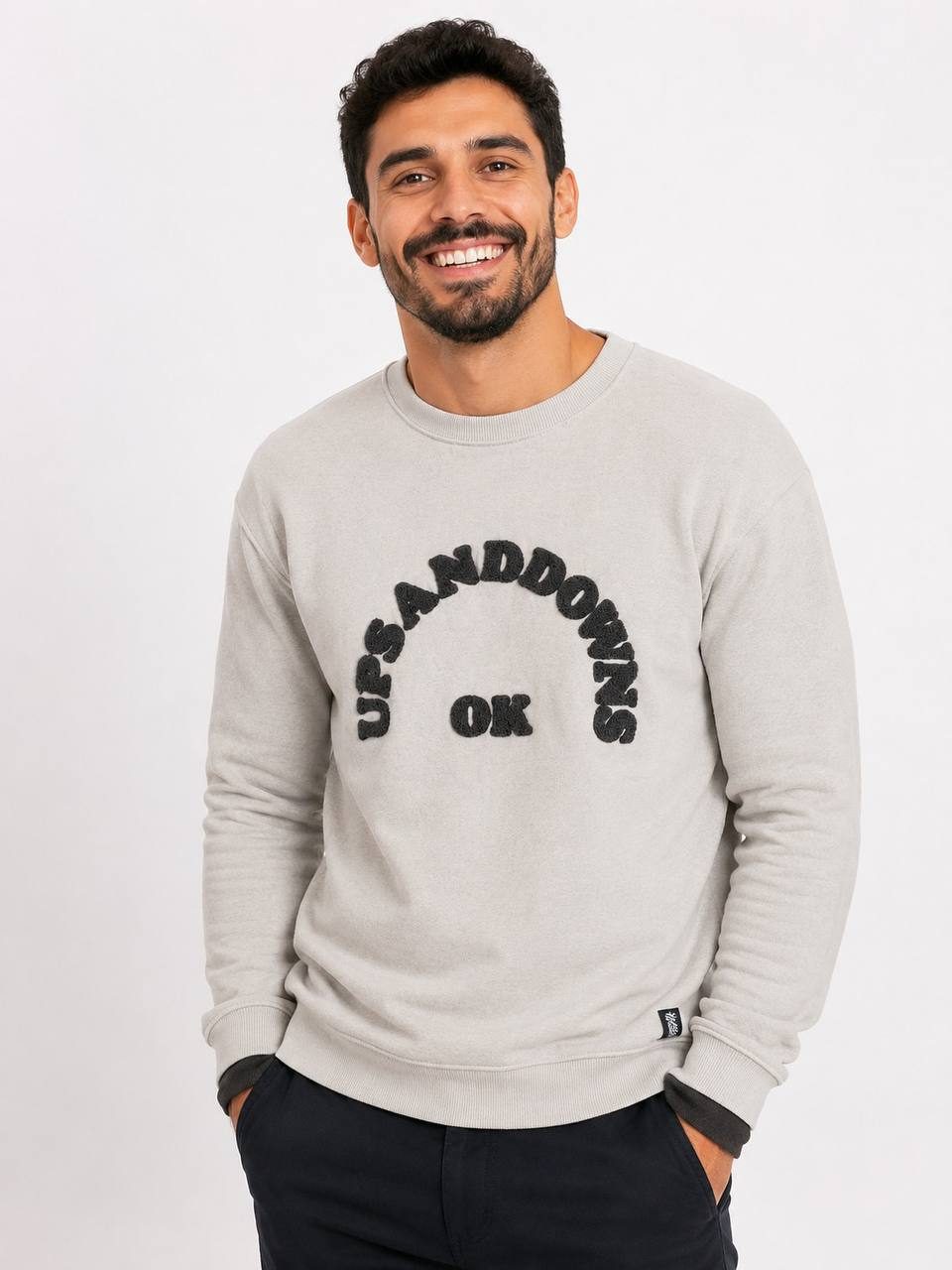 Moletom Masculino Cinza — foto 1