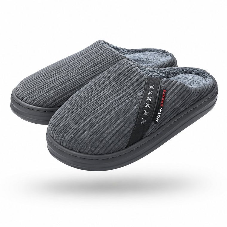 Pantufa de Uso Adulto Cinza — foto 1